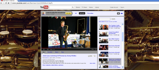 Youtube learnsax's Channel